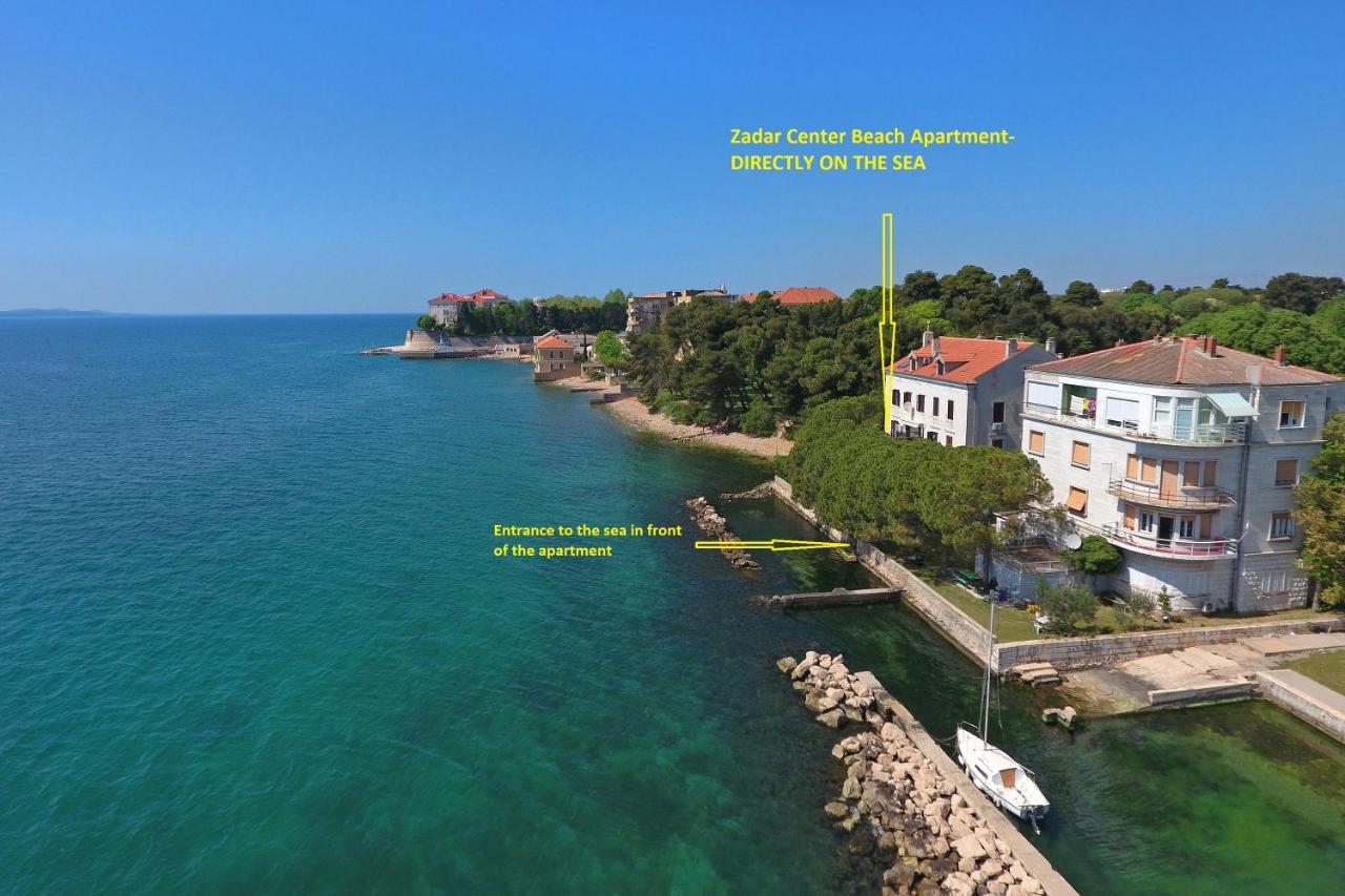 Zadar Center Beach Apartment - DIRECTLY ON THE SEA Zewnętrze zdjęcie